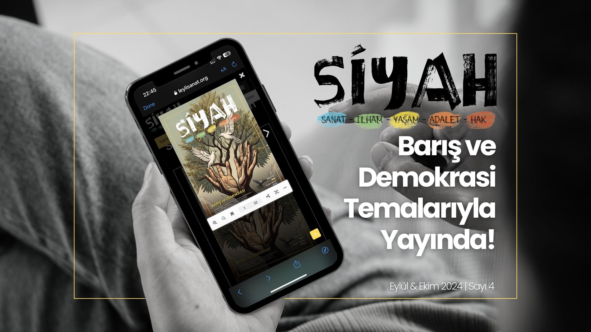 SİYAH E-Dergi “Barış & Demokrasi” Adlı 4. Sayısıyla Yayında!