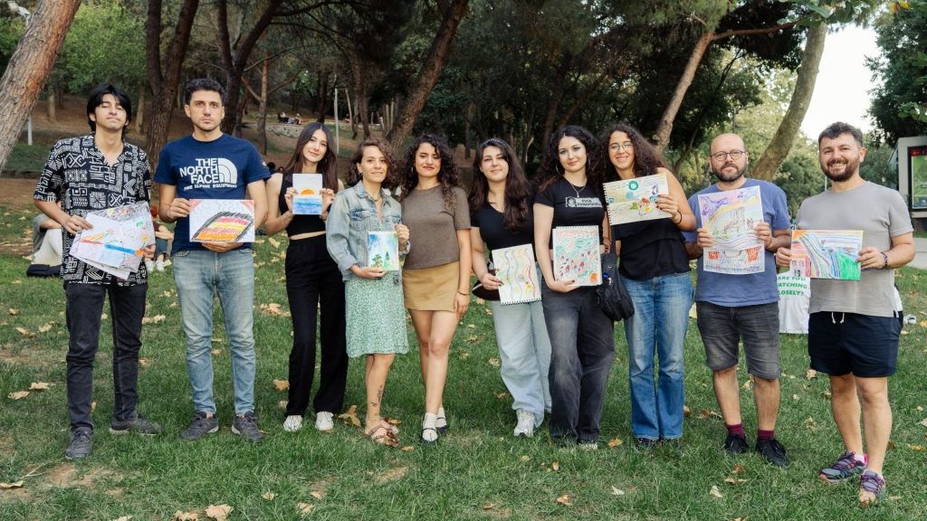 Merve Turun ile Maçka Demokrasi Parkı’nda Müzikle Doğan Çizgiler Atölyesi