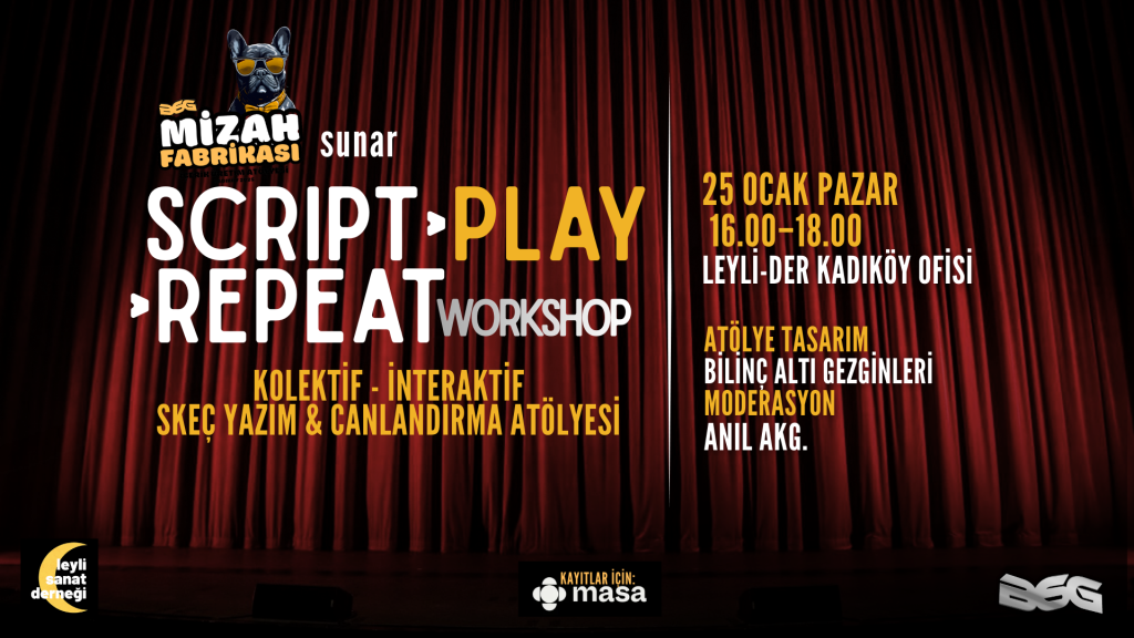 Script ▸ Play ▸ Repeat: Kolektif Mizah ve Doğaçlama Atölyesi
